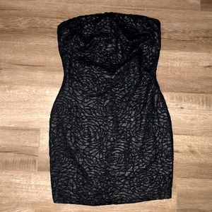 Bebe strapless cocktail dress